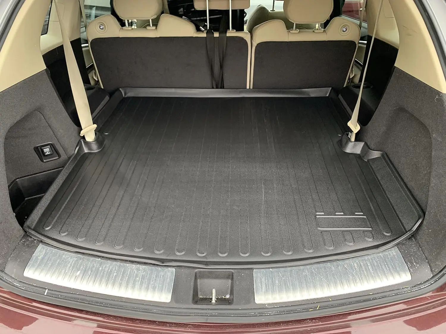 All-season Black Cargo Liner for Car Trunk, 100% Protection, Easy-to-Wash, 3D Shaped Laser Measured, Custom Fit