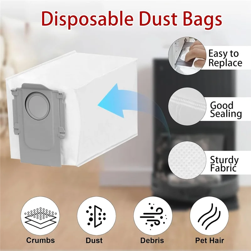 KEOL-accessoires pour aspirateur Robot Roborock Saros 10R, pièces de rechange