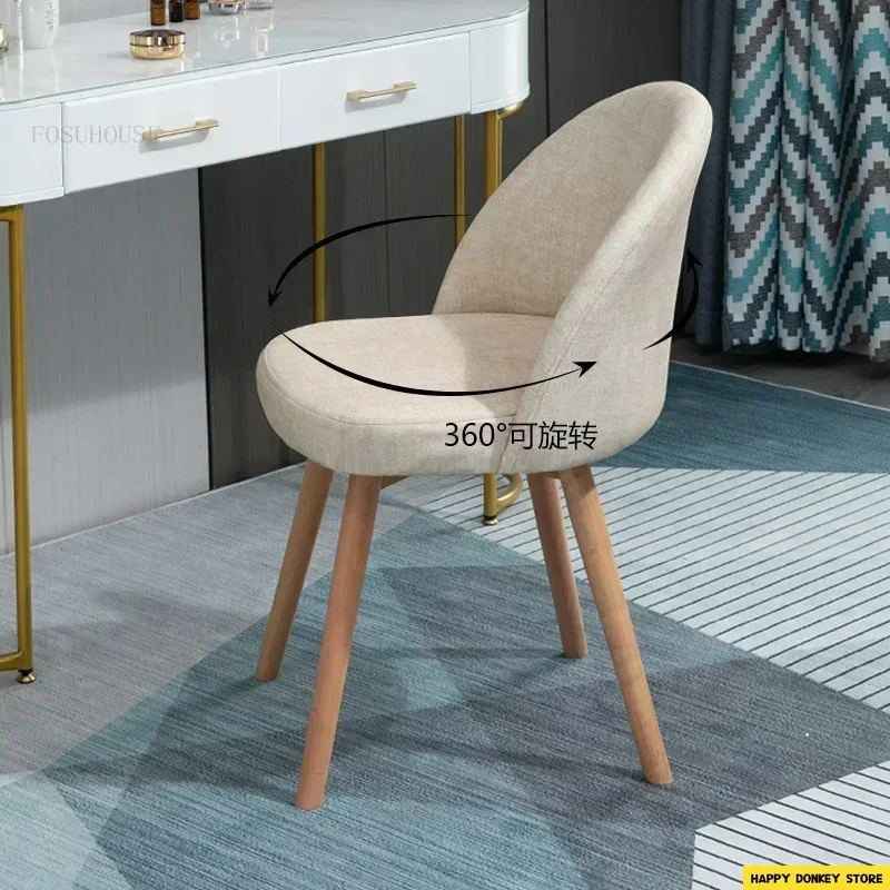 Chaise Salle Manger Chair Dining Chairs Modern Minimalist Household Dining Chair Leisure Backrest Chairs Light Luxury Makeup