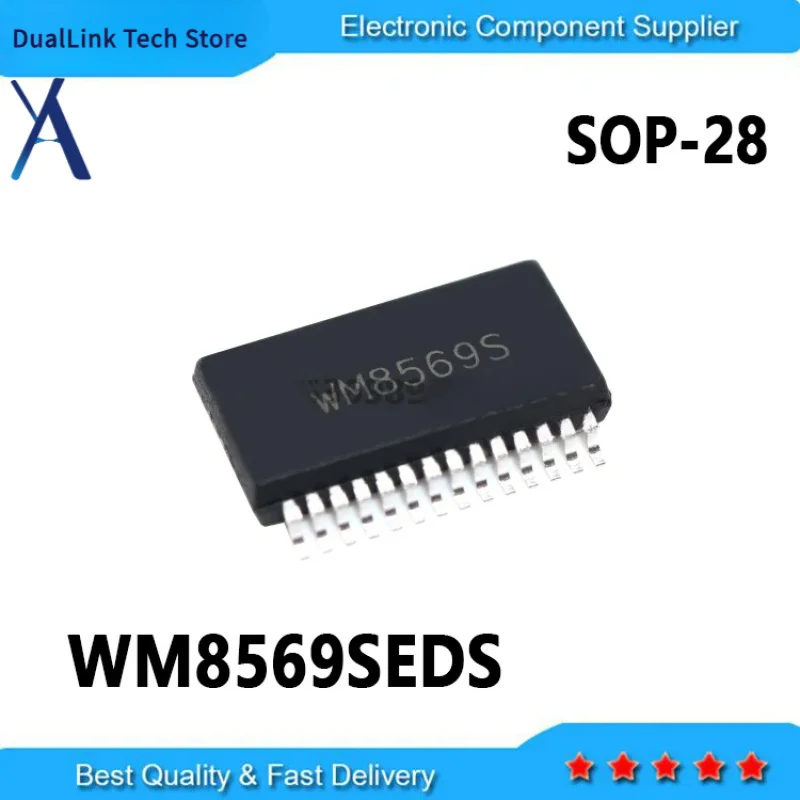 

2PCS New and Original WM8569SEDS/RV WM8569S WM8569 WM8569SEDS SOP-28
