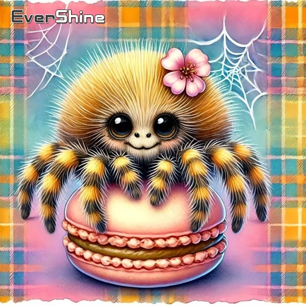 EverShine Diamond Embroidery Spider Animal Painting Full Dri