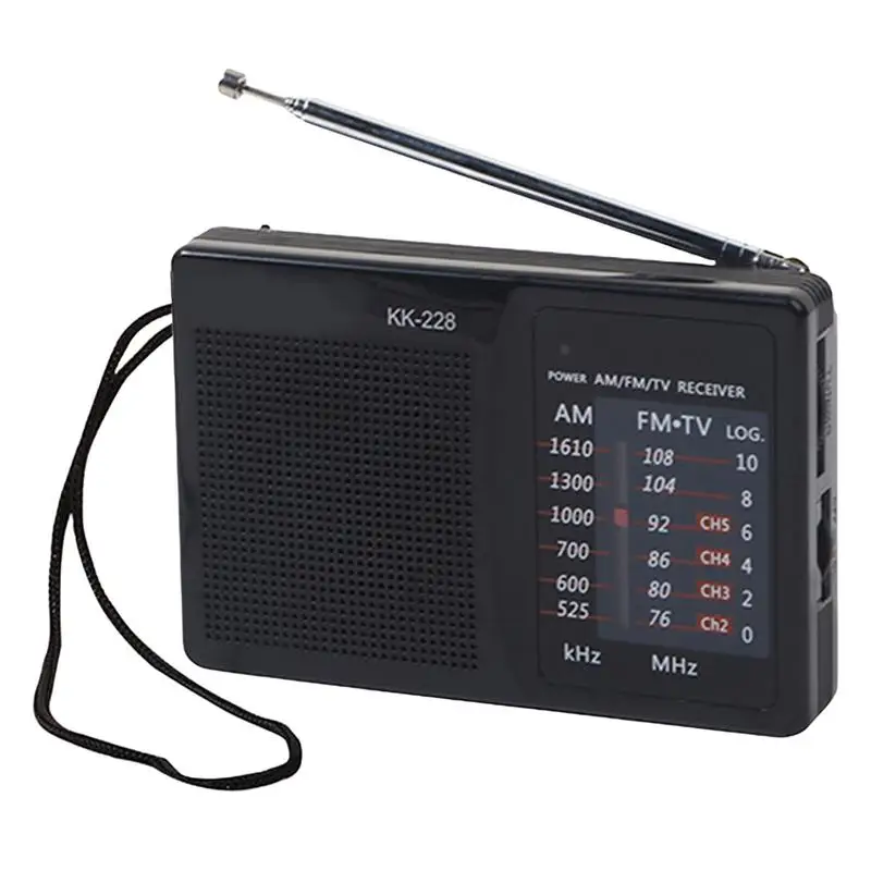

Portable AM/FM Radio, Battery-Powered Pocket Radio with Loud Speaker, Perfect for Jogging, Walking, and Gift-Giving
