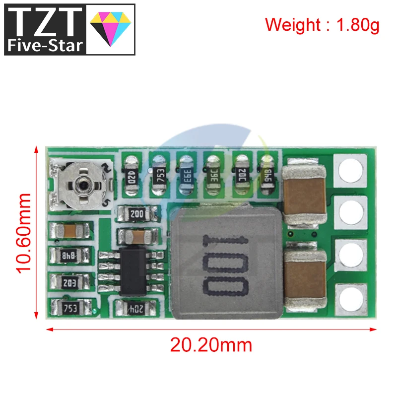 1/5PCS Mini DC-DC 12-24V To 5V 3A Step Down Power Supply Module Voltage Buck Converter Adjustable 97.5% 1.8V 2.5V 3.3V 5V 9V 12V