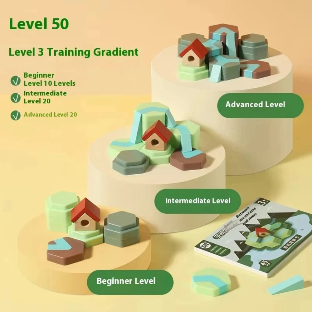 Large Particle Building Blocks Toy Multifunctional Assembly Educational Toy Learning Birthday Gift Free Assembly