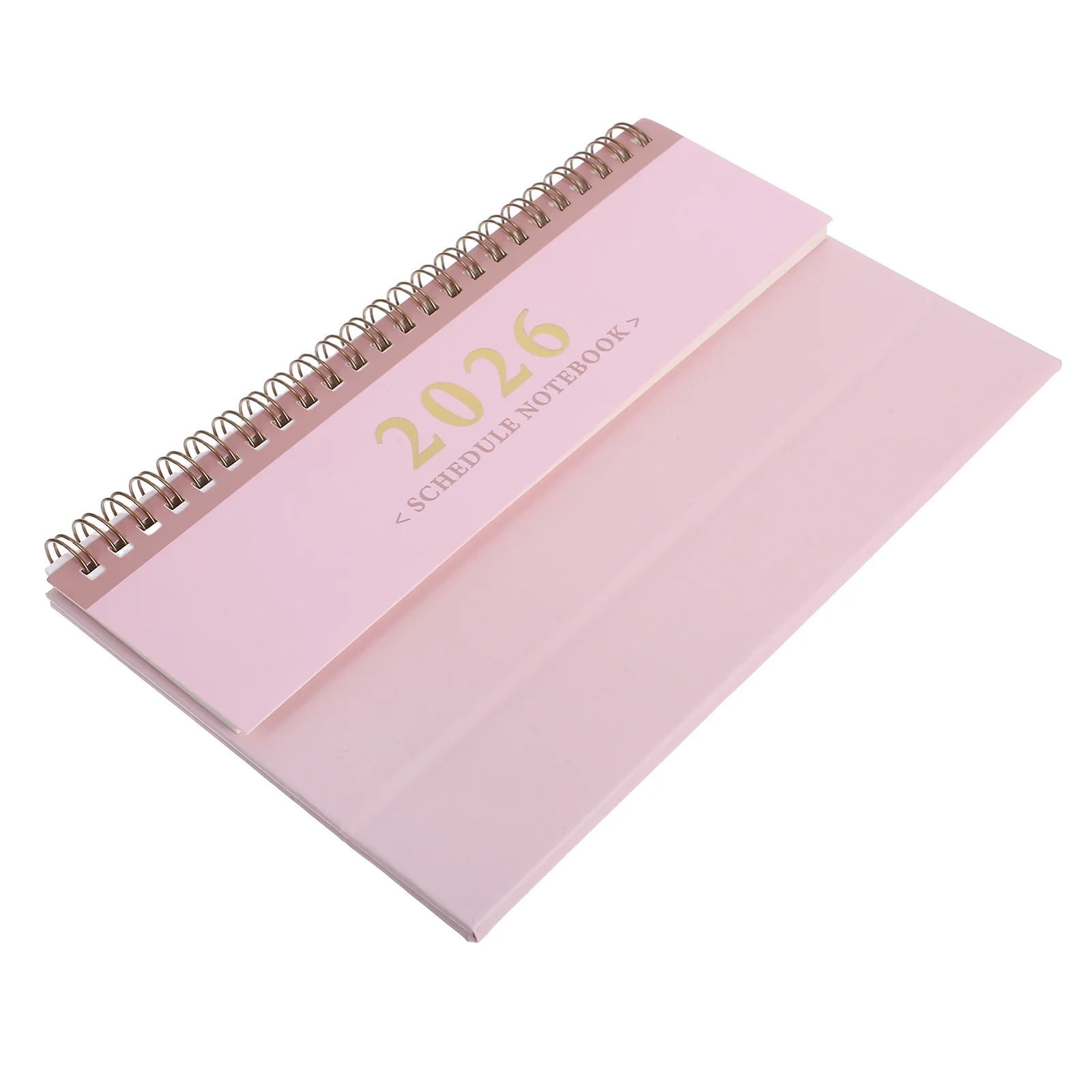 

Минималистичный настольный календарь на 2025-2026, 15 месяцев, небольшой стоячий флип-дизайн для эффективного управления временем, гладкая поверхность письма