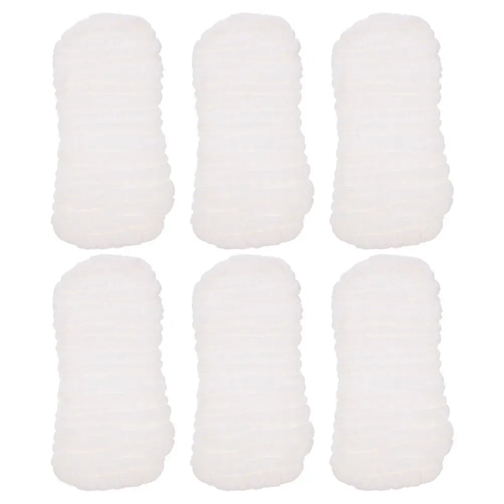 

6Pcs White Cotton Diaper Liner for Cloth Diapers Newborn Infant Reusable Washable Diaper Inserts Breathable Skin Friendly Liners