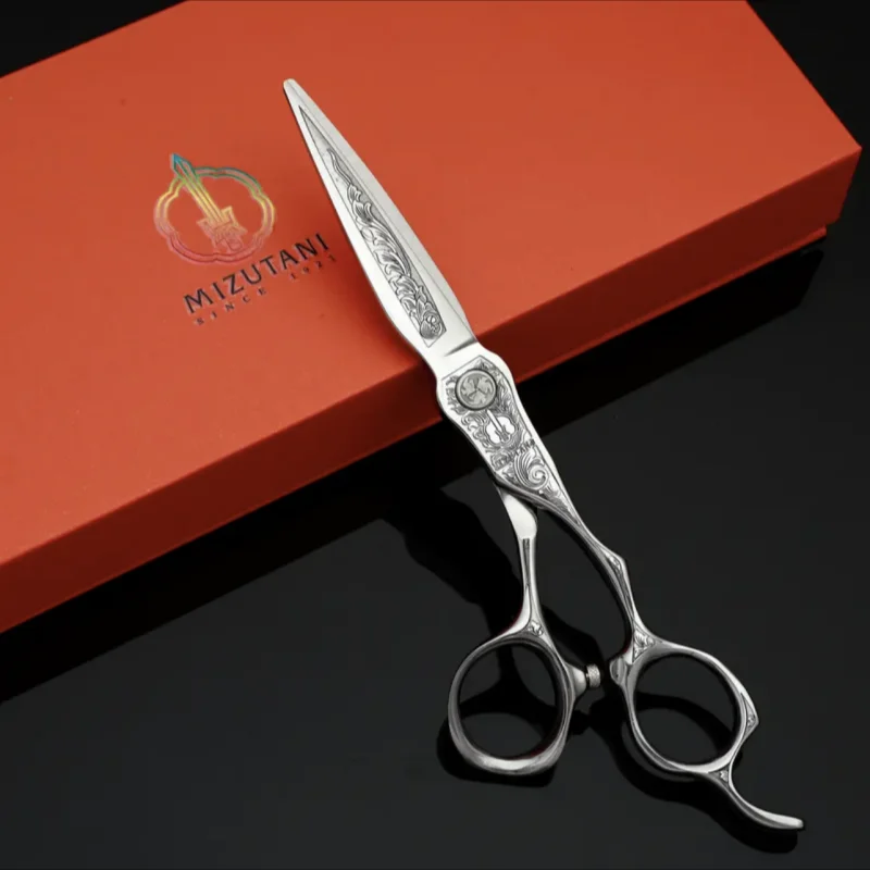 أدوات مقص احترافية مقص حلاّق لإزالة الشعر بدون علامات مصفف شعر أدوات قص الشعر 6.0 بوصة 440C فولاذ