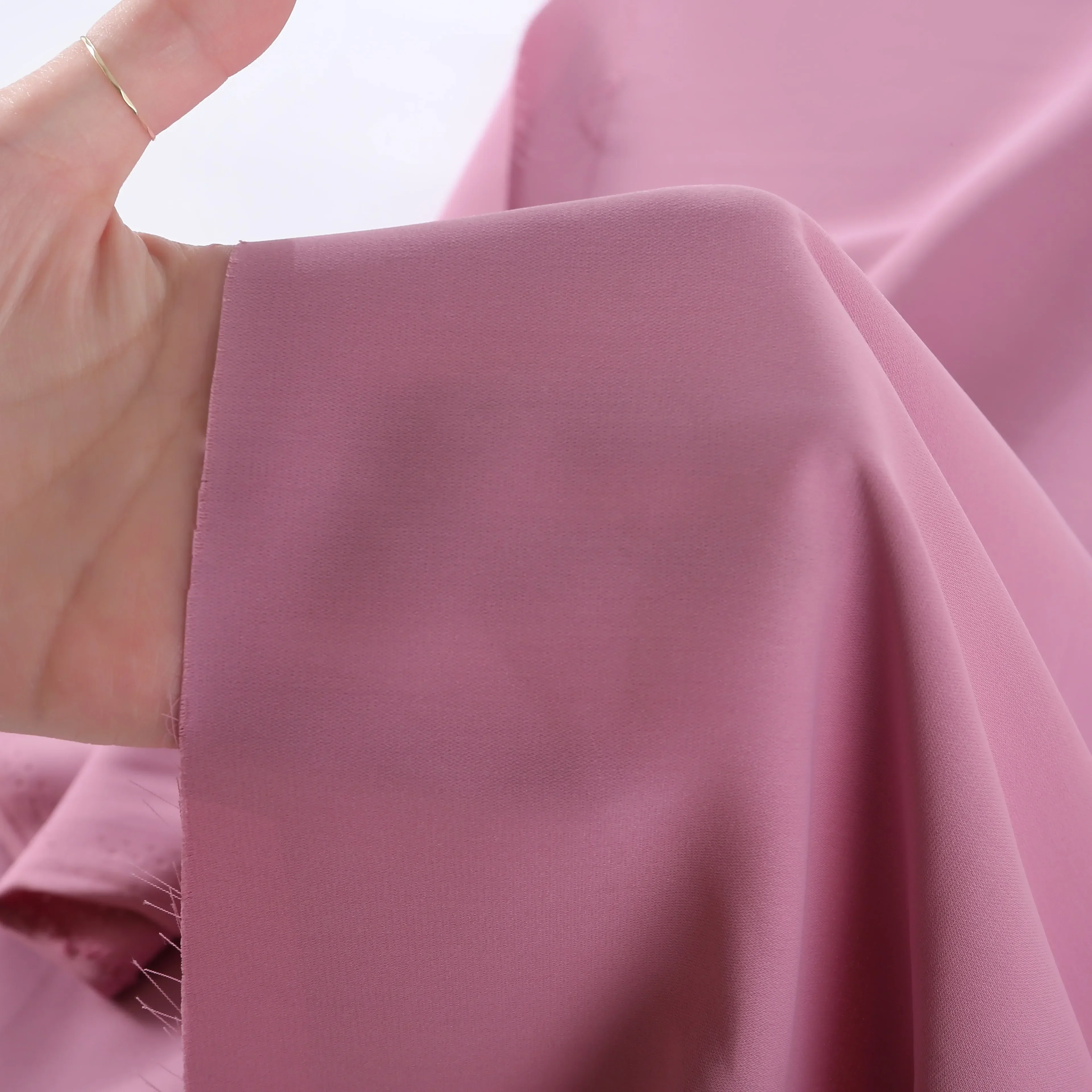 Opaque Plain Weave Chiffon Fabric By The Meter Per for Shirt Dress Pants Clothes Sewing Imitation Ice Silk Hemp Brocade Summer