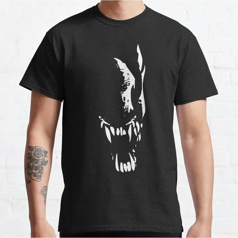Alien Movie Graphic T‑Shirt Vintage Sci‑Fi Horror Xenomorph Print Tee Unisex Short Sleeve Casual Streetwear S-6XL