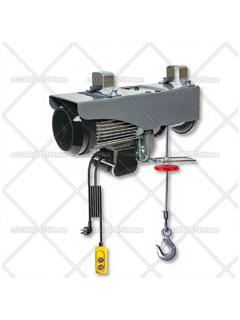 220V 12m 20m 30m Micro Electric Hoist Crane Household Small Lift Hoist 1 Ton / 0.5T Winch Decoration Crane