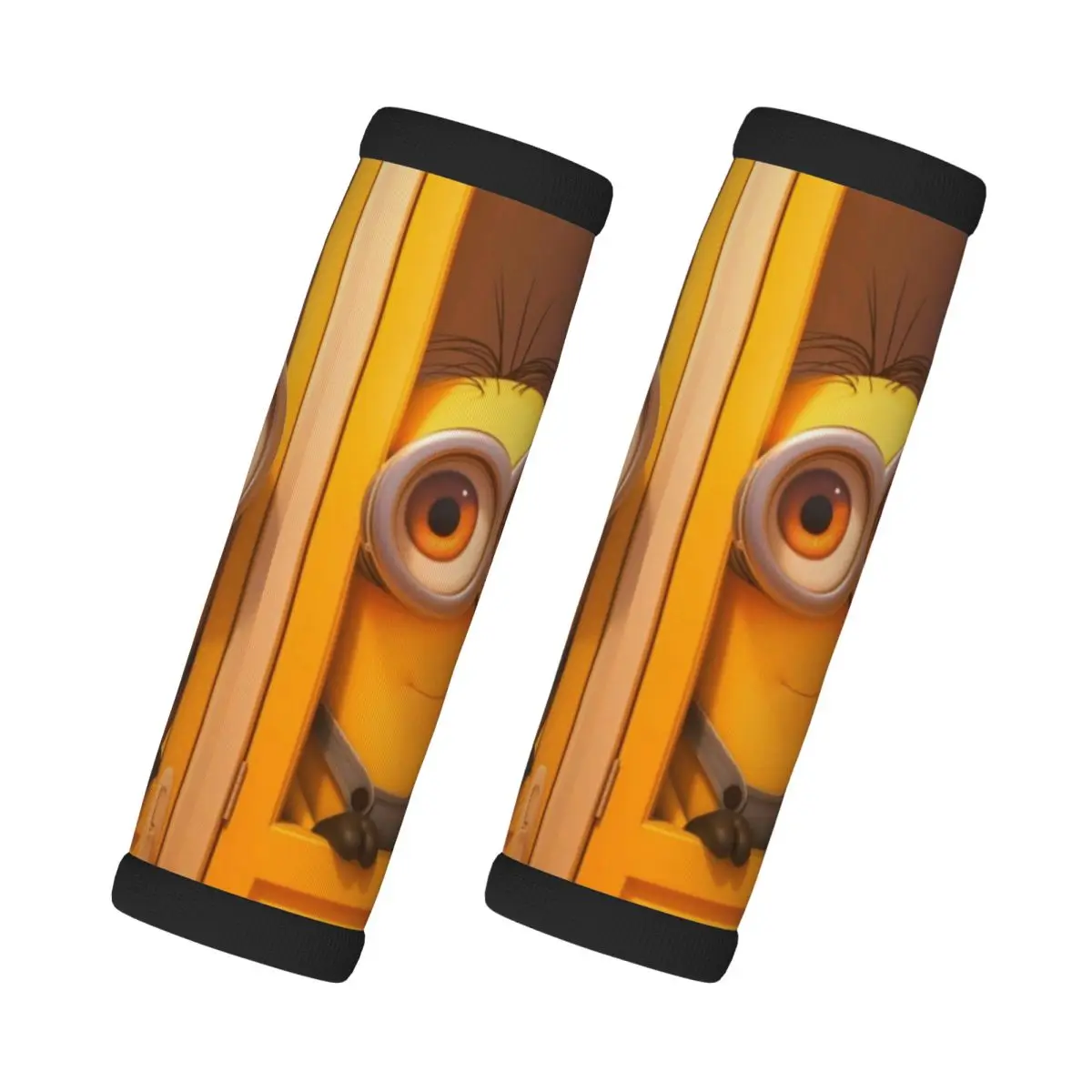 

Пользовательские M-Minions аниме милые ручки для багажа обертывание ручки 2 шт. ручка для дорожной сумки чемодан самолет удобный