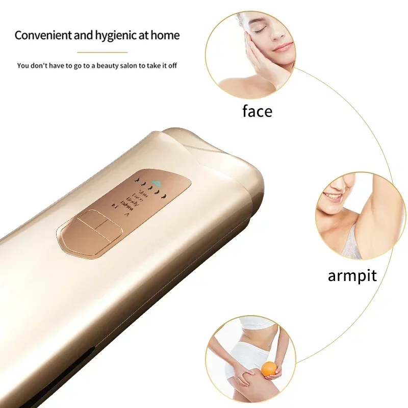 Portable Cool Laser Hair Removal for Women Men 999999 Flash 4 Function Mode Bikini Trimmer Permanent IPL Epilator