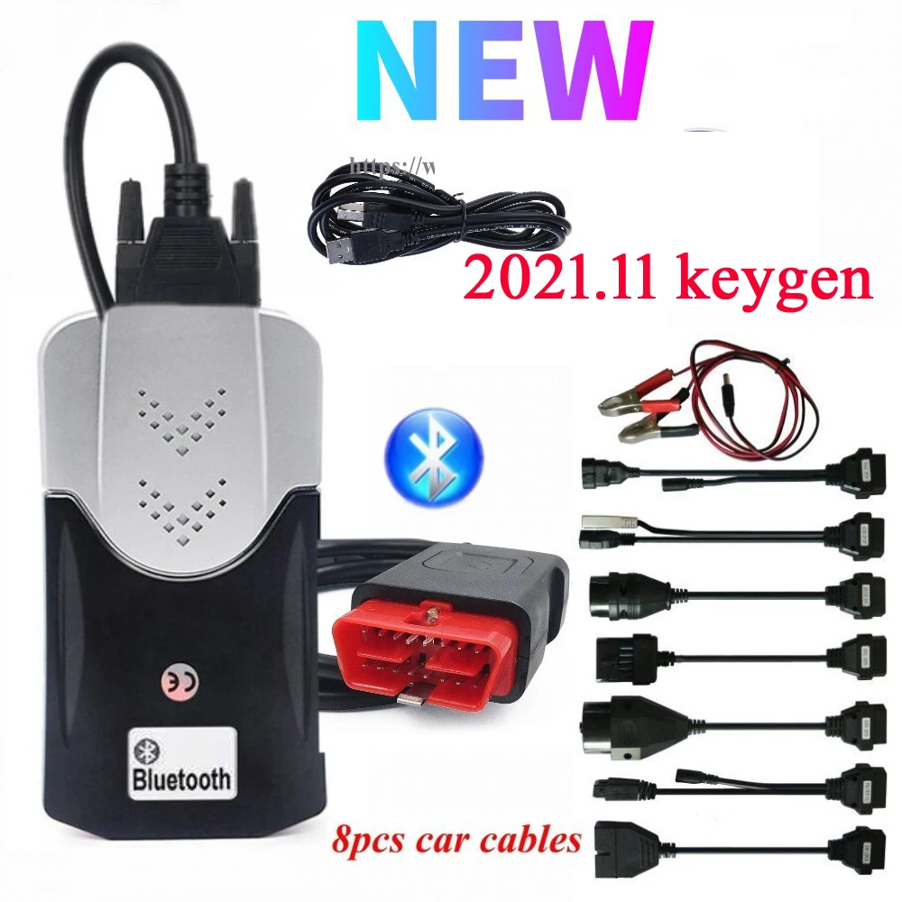 2023 nuovo Scanner VCI OBD2 2021.11 Keygen Vd Ds150e Cdp VD TCS CDP Bluetooth per Tnesf Delphis Orpdc auto camion strumenti diagnostici