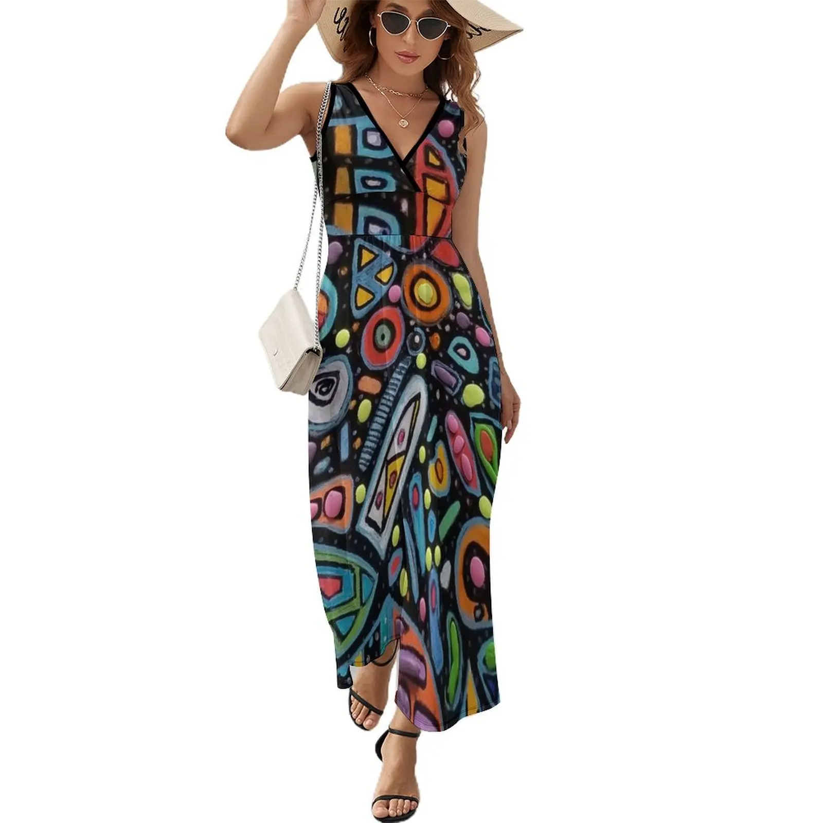 

The Eyes Are Skewed Sleeveless Dress birthday dress women's summer clothing 2024