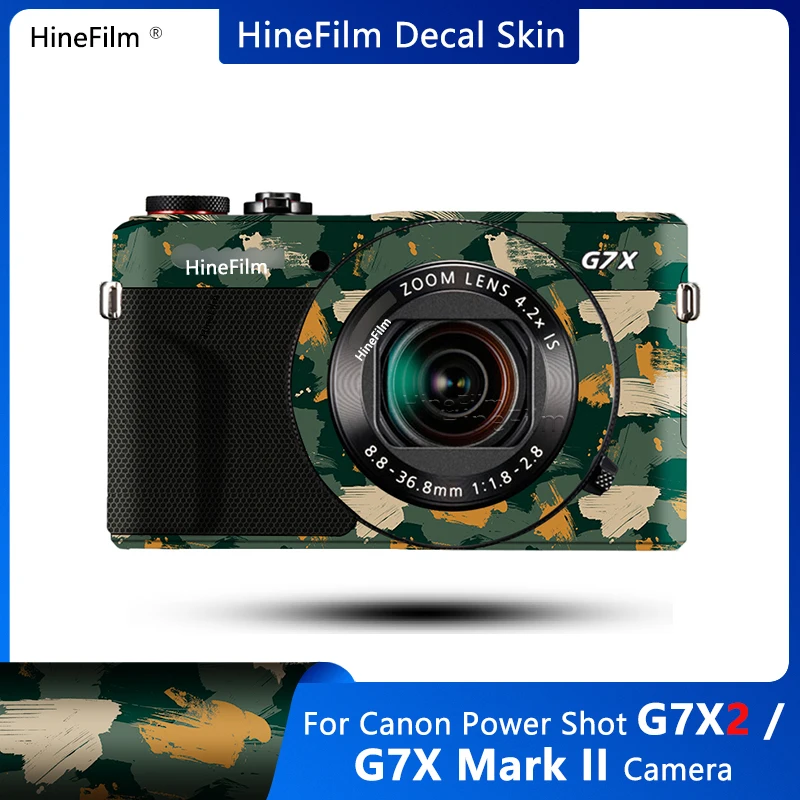 

Hinefilm Skin for Canon G7 X Mark II Camera Skin G7X2 Sticker FOR Canon g7x-MarkⅡ Camera Protective Cover Film G7XII skin