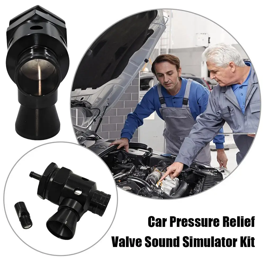 Car pressure reducing valve sound simulator kit adjustable 25mm Car Turbo Bov dump device purge valve retrofit pressure reducing