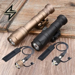 WADmersible-Lampe de poche DulSF Mfemale M300 M600C pour arme de chasse, lumière pour odorAirsoft AR15, torche de fusil, lumière de scout, rail Picatinny de 20mm