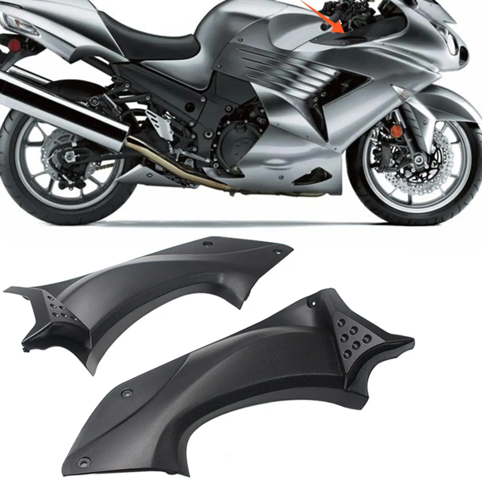 

Крышки воздуховодов для впускных труб, прямая замена, совместимые, черные