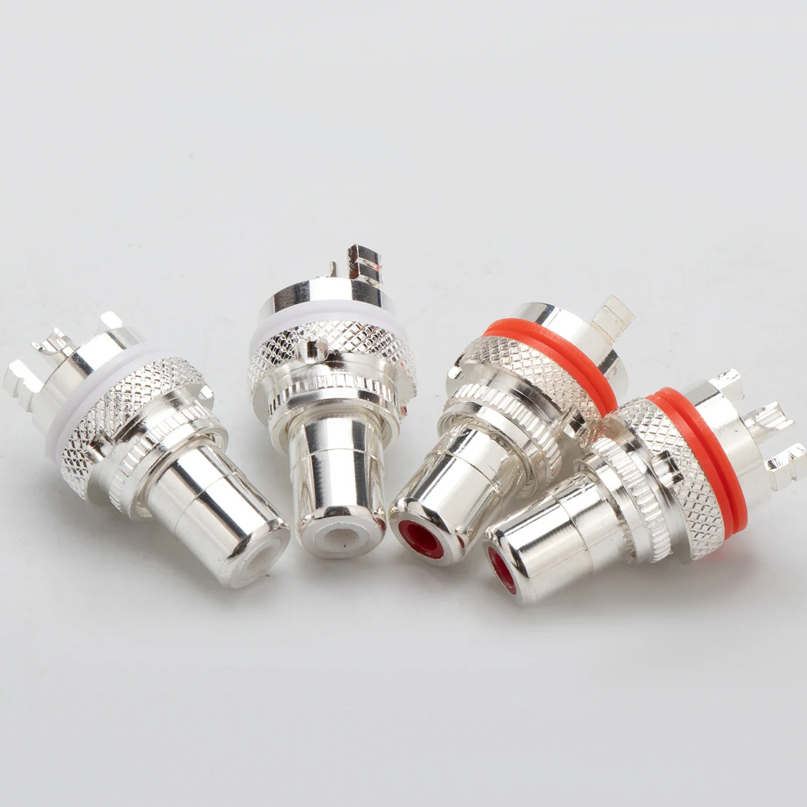 

RS series High Quality Gold Plated Red Copper or Silver Plated RCA Socket AV Chassis Female Socket