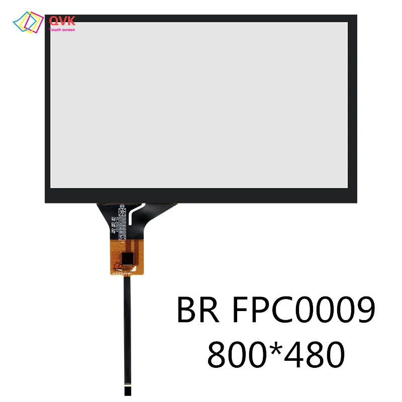 RY012F-A1 7inch P/N BR FPC0009 Gt911 Capacitive Touch Screen Digitizer Sensor External Glass Panel 165*100/164*99mm 6Pin 800*480