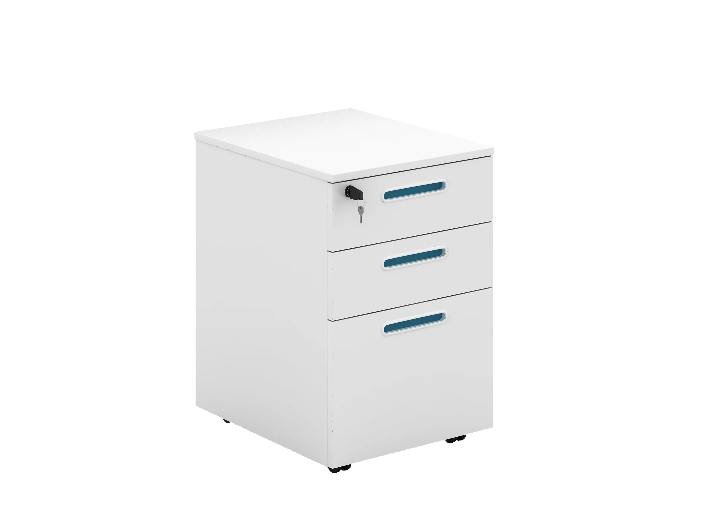 White 3 Drawers Mobile Pedesta - Drawer Pedestal Cabinet review and price