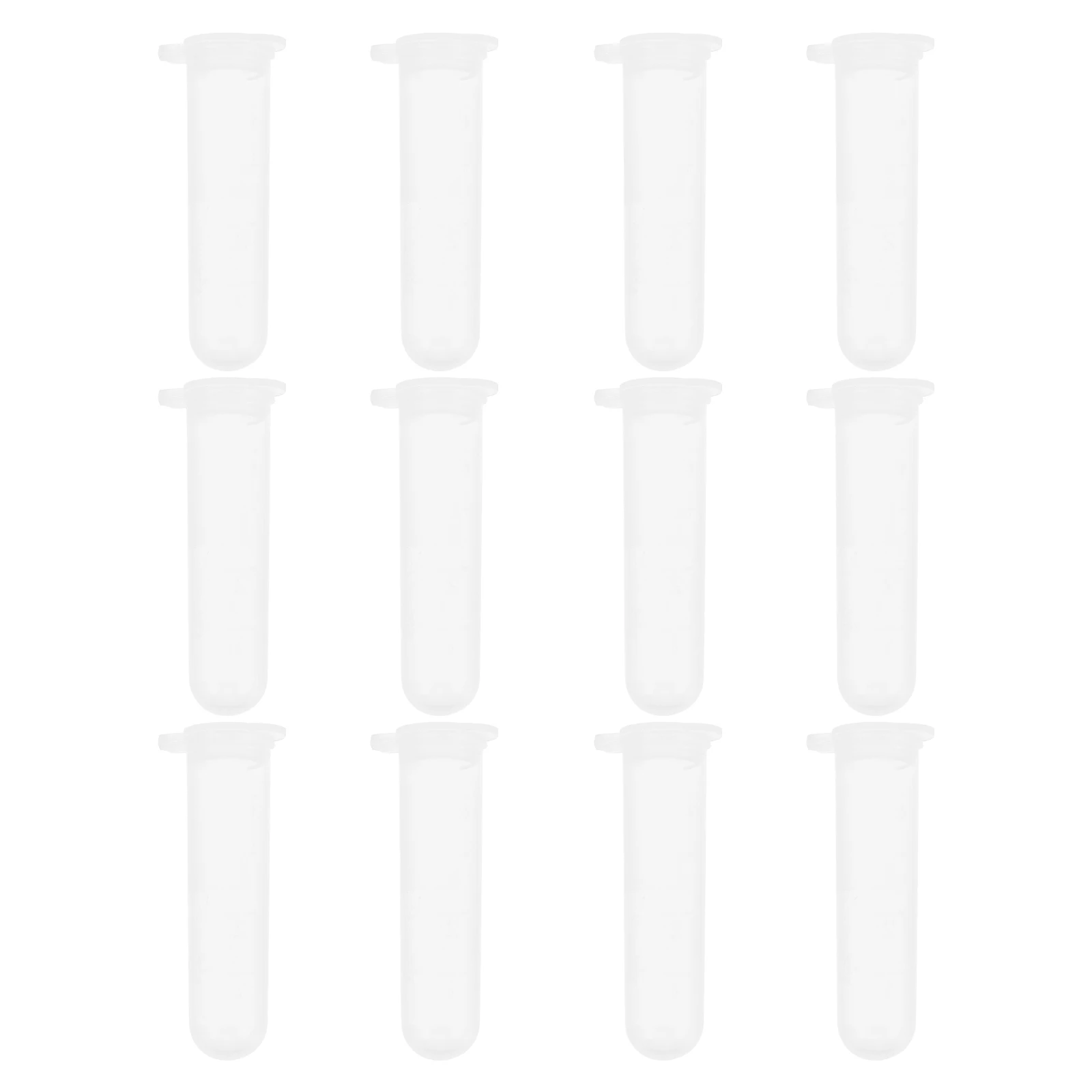 

300 Pcs Tube PE Plastic Test Tubes Centrifugal Labs Experiment Vials