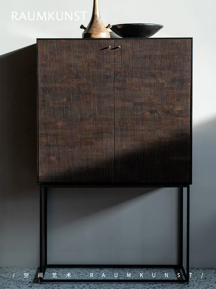 X65 Imported Furniture/Nordic/Teak Edge Cabinet Porch Bucket Cabinet Shoes Bookcase Bookshelf Wine Cabinet Edge Designer Light L