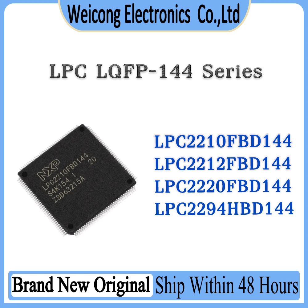 LPC2210FBD144 LPC2212FBD144 LPC2220FBD144 LPC2294HBD144 LPC2210 LPC2212 LPC2220 LPC2294 IC MCU Chip LQFP-144