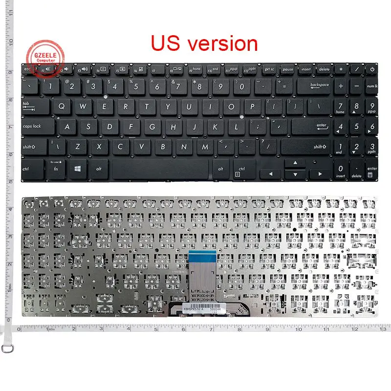 US/RU Keyboard For ASUS PRO 7 PX574F PRO574 P3540 P3540FA PX574 Pro15 B1-B1500 B1500C P1450 BW450 PX555C B1500CEA 0KNX0-5622LA00
