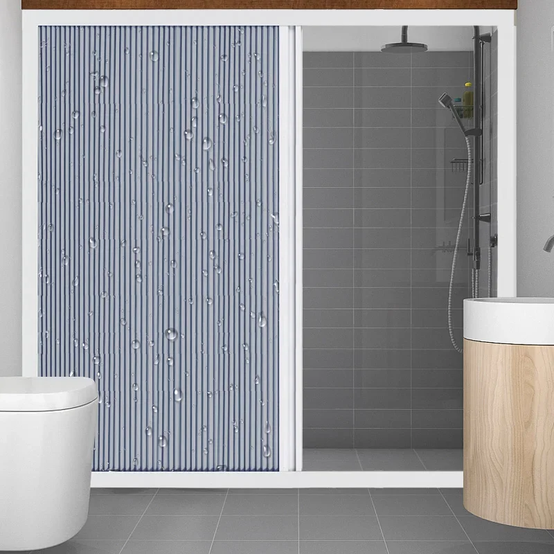 

Yuxiao bathroom sliding door custom bathroom invisible partition bee nest door dry and wet separation waterproof heat