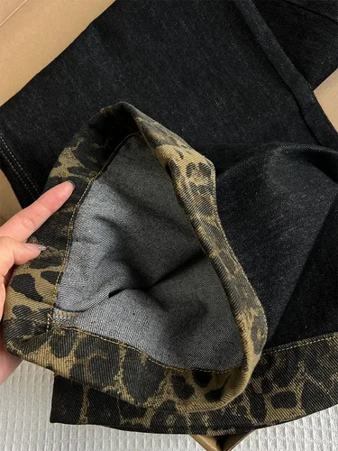 Imagen 2 del producto Ropa de calle, pantalones vaqueros para mujer, pantalones nuevos 2025, pantalones vaqueros rectos Vintage de cintura alta Y2k de pierna ancha, pantalones vaqueros informales elegantes