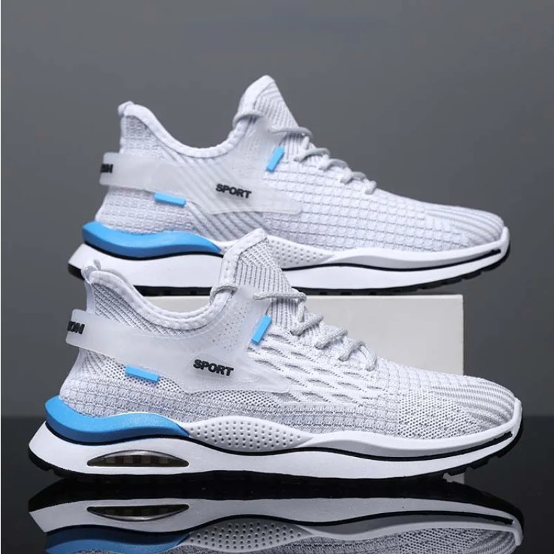 2023 Spring Casual Shoes Breathable Male Footwear Lace Up Walking Shoes Sport Running Sneakers Men Fashion Sneakers Lightweight