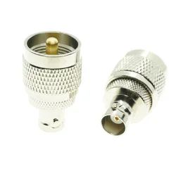 1PCS New BNC female jack To PL259 UHF PL-259 plug Connector RF Coax Coaxial Adapter