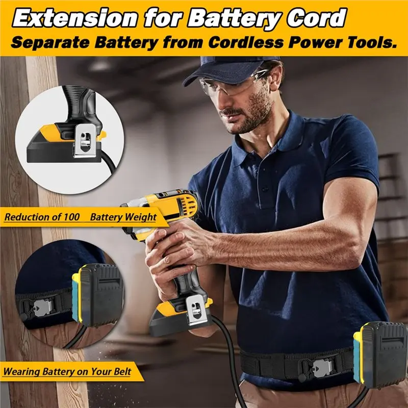 

Инструмент AA51 для удлинителя литиевой батареи 18 В, длина кабеля 1,5 м с крючком для инструментов