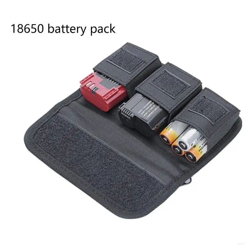 H7JFカメラバッテリーストレージバッグ、SDメモリカードのケース用バッテリーホルダー、18650バット