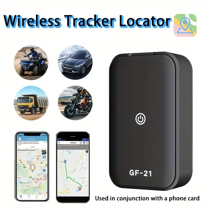 GF21 Mini GPS Real Time Car Tracker Anti-Lost Device Voice Control Recording Locator HD Microphone WIFI+LBS+GPS Pos Locator