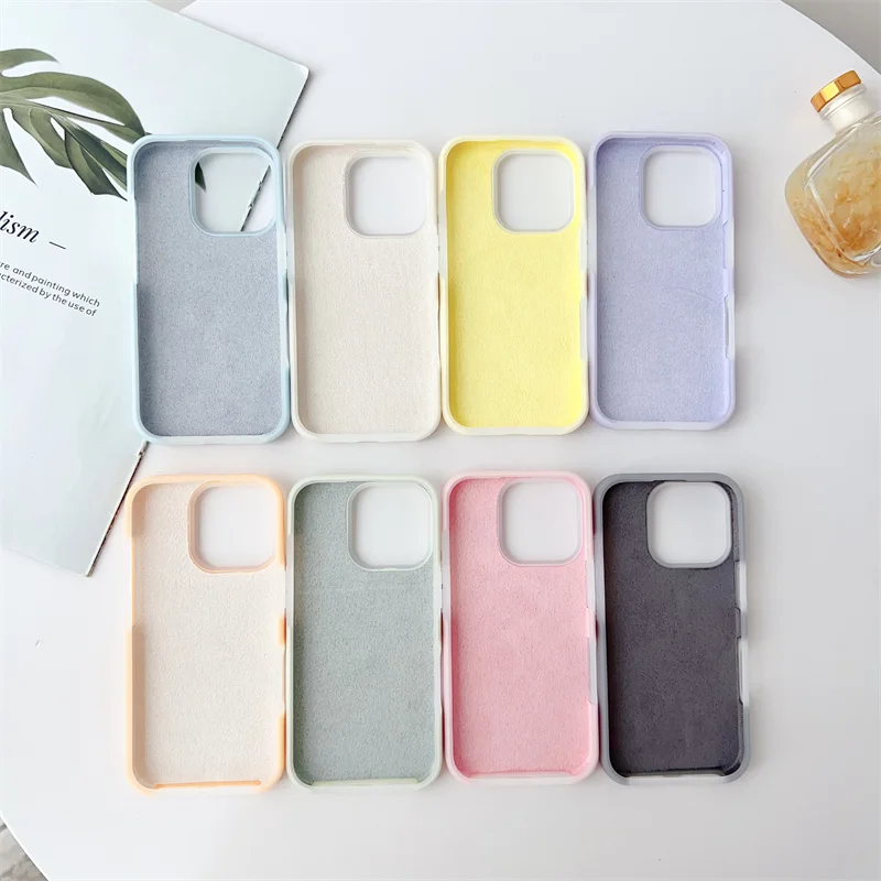 Liquid silicone Jelly phone case for iPhone 16 15 12 13 14 11 Pro Max 16 15 14 Plus  anti slip and anti drop bumper phone Cover