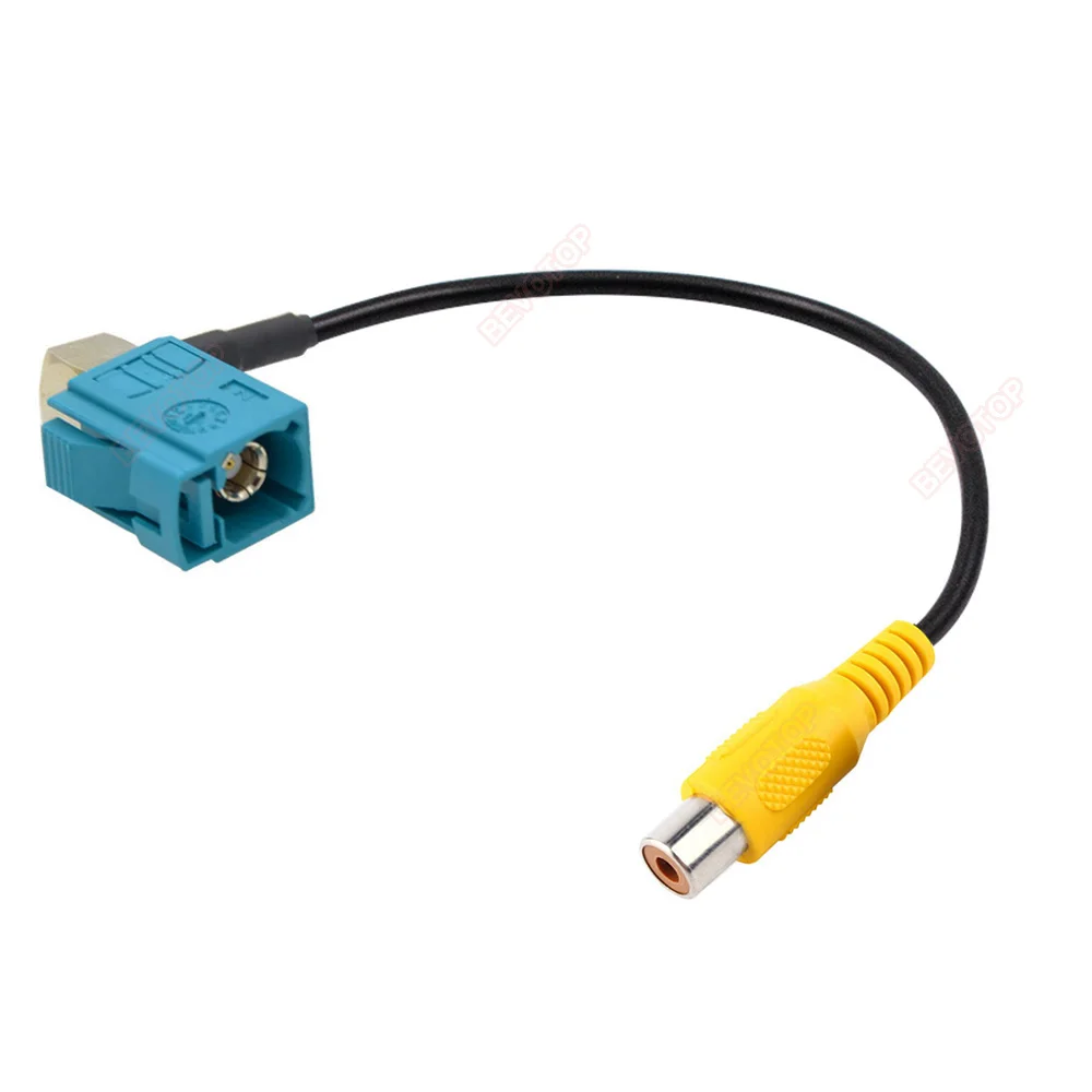 25CM RG174 Cable Fakra Z Male/Female to RCA Female Connector Reversing AV-IN Camera Video Connection Parking Adapter Video Cable