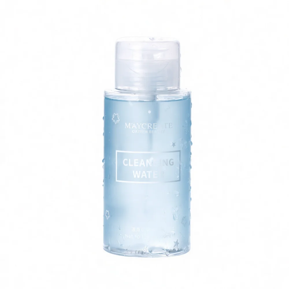 Gentle Makeup Remover Water Mineral Face Cleansing Liquid Deep Clean Moisturizing Refreshing Pump Dispenser Daily Skin Care Item