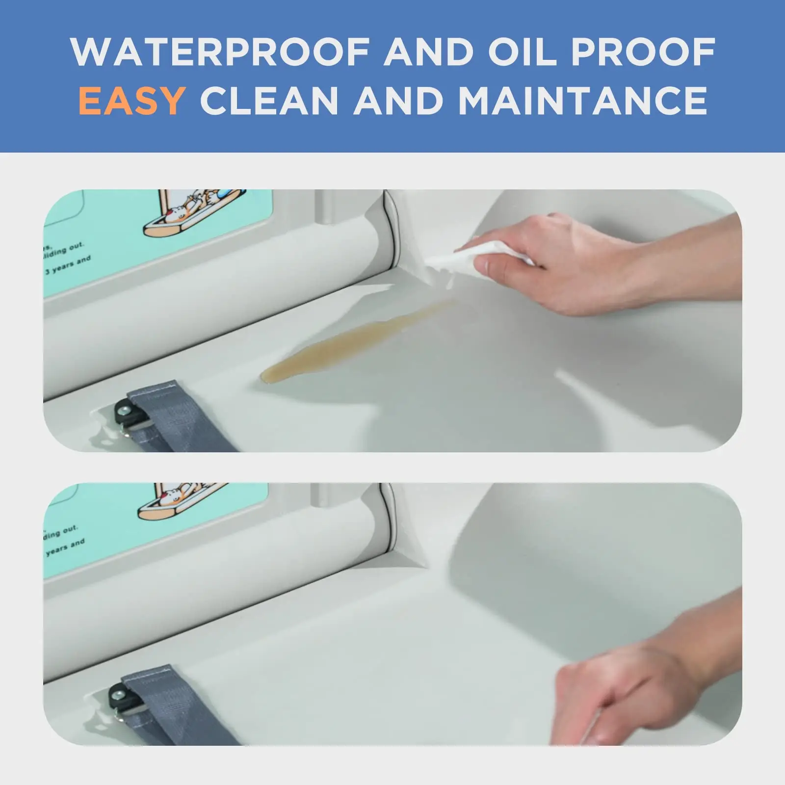 Interhasa! Station de Proxy Murale Commerciale pour Bébé, avec Sangle de Sécurité Réglable