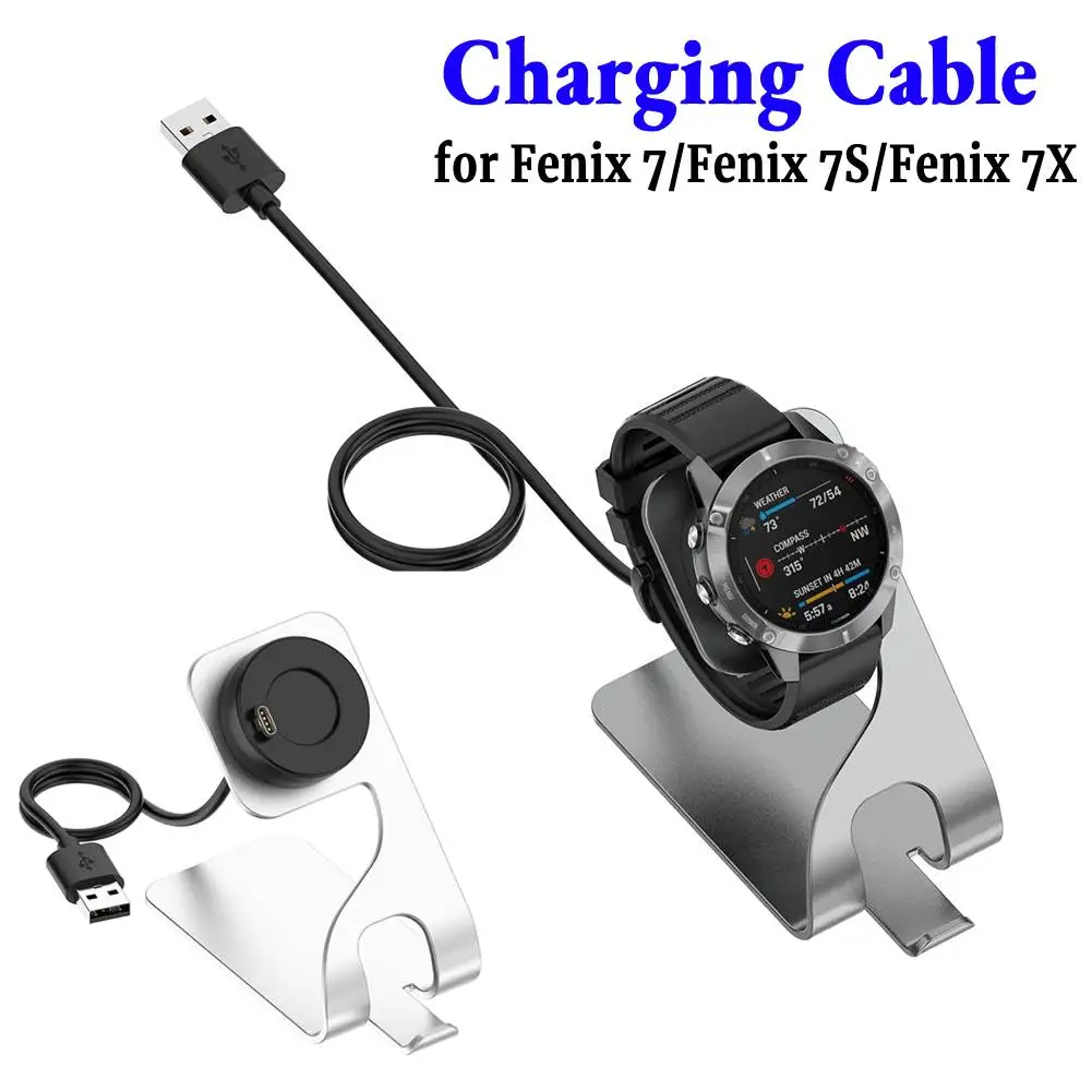 USB-кабель для зарядки умных часов Garmin Fenix 5S/5S Plus/5/5 Plus/5X/5XPlus, док-станция для зарядного устройства для умных часов