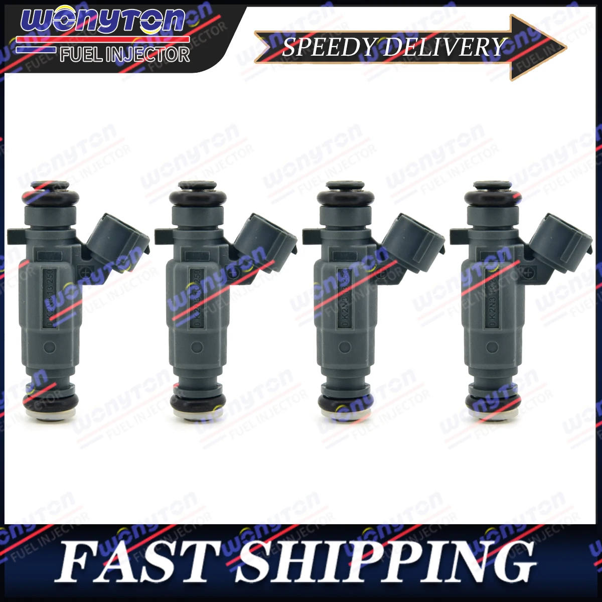 

4Pcs Fuel Injecrtors 0k2n313250 9260930012 For 2008 Kia Spectra 1.6L