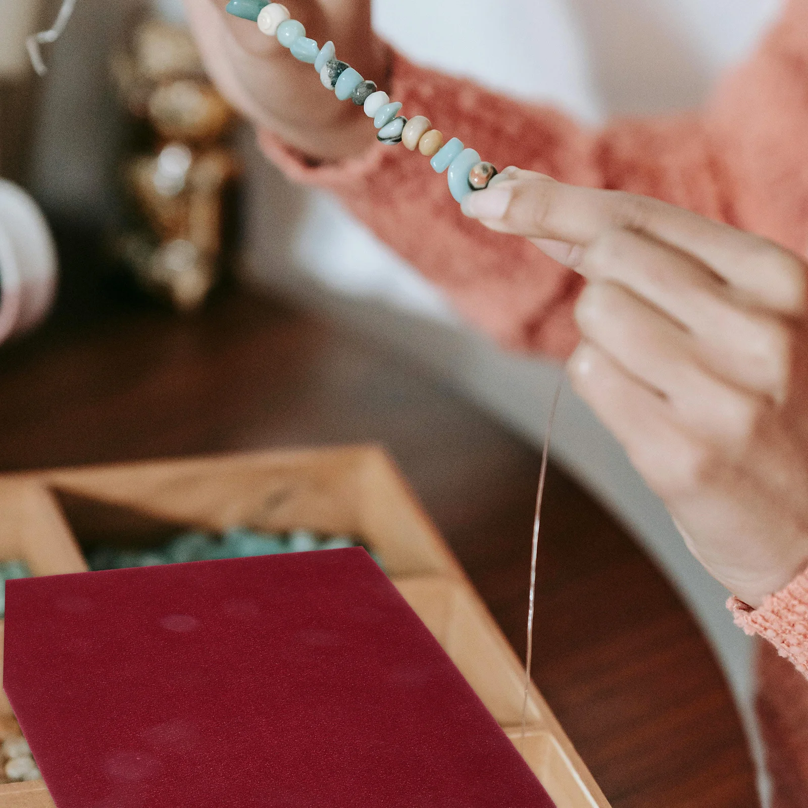 2 قطعة 30X23 سنتيمتر مجوهرات حبة حصيرة عدم الانزلاق الحرفية الديكور الوسادة قابل للغسل Diy بها بنفسك صنع أداة ل التوتير الخرز اكسسوارات