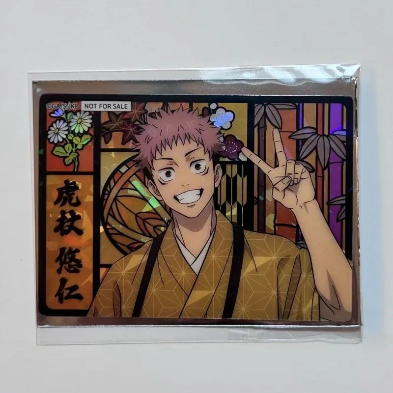 Jujutsu Kaisen Satoru Gojo Fushiguro Megumi Yuji Itadori Colorful Card Anime Peripheral Cute Cartoon Acrylic Stand Kawaii Goods