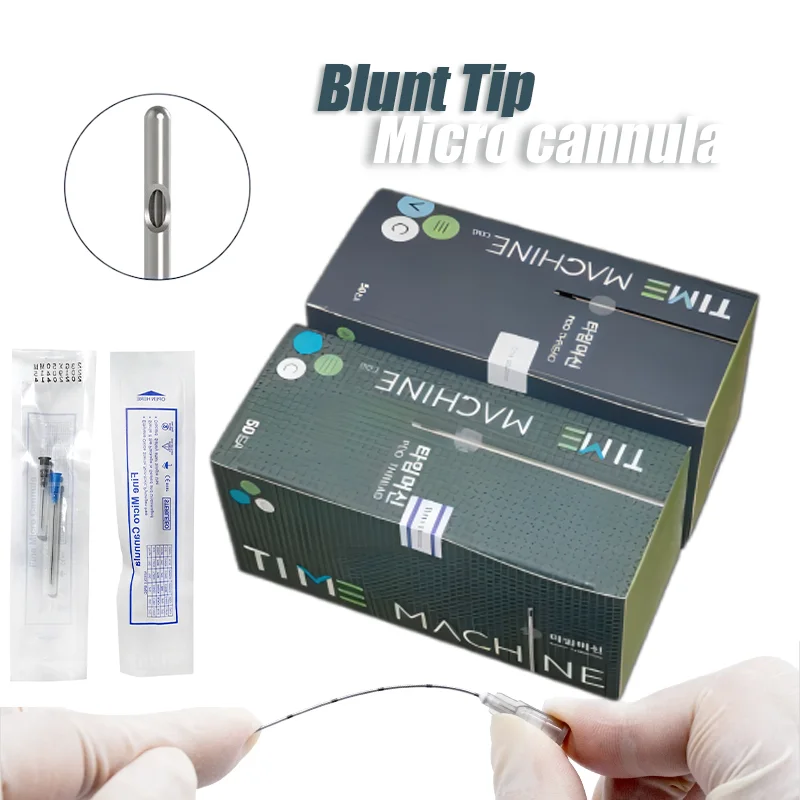 Blunt needle sleeve 50pcs/Box High quality stainless steel soft needle with sharp  tattoo  in multiple