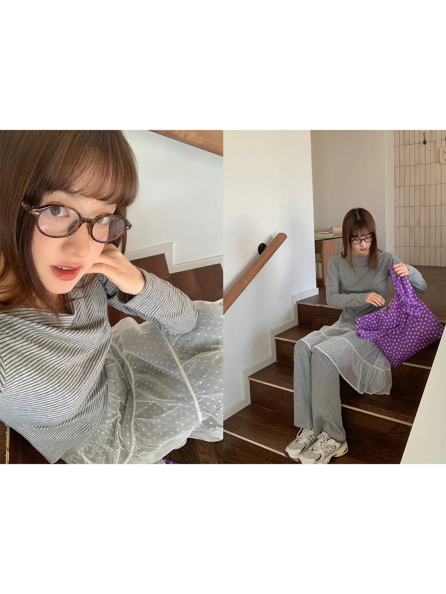 

Diamond DumageDIY Casual Long Sve Striped T-irt oulder Draped Large Collar Loose Fit Women's Top Breathable Comfortable