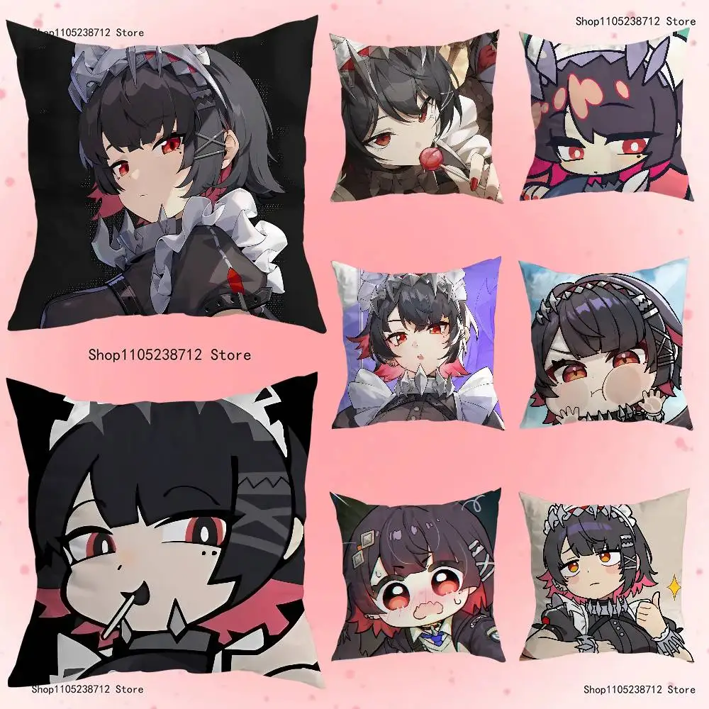 

ZZZ Ellen Joe Pillow Covers Cartoon Sofa Decorative Home Double-sided Printing Short Plush Cute Cushion Cover
