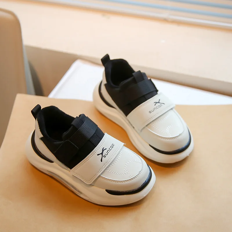 أطفال أحذية رياضية للبنين بنات حذاء كاجوال جلد مقاوم للماء عدم الانزلاق احذية الجري أحذية رياضية طفل الأطفال أحذية رياضية 26-37 #3