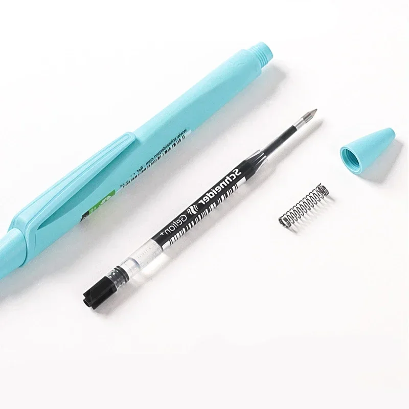 3 قطعة شنايدر G2 جيليون + عبوات أقلام جل لقلم الكتابة القابل للسحب 0.5 مللي متر حبر أسود أزرق G2 اللوازم المكتبية القياسية الأوروبية