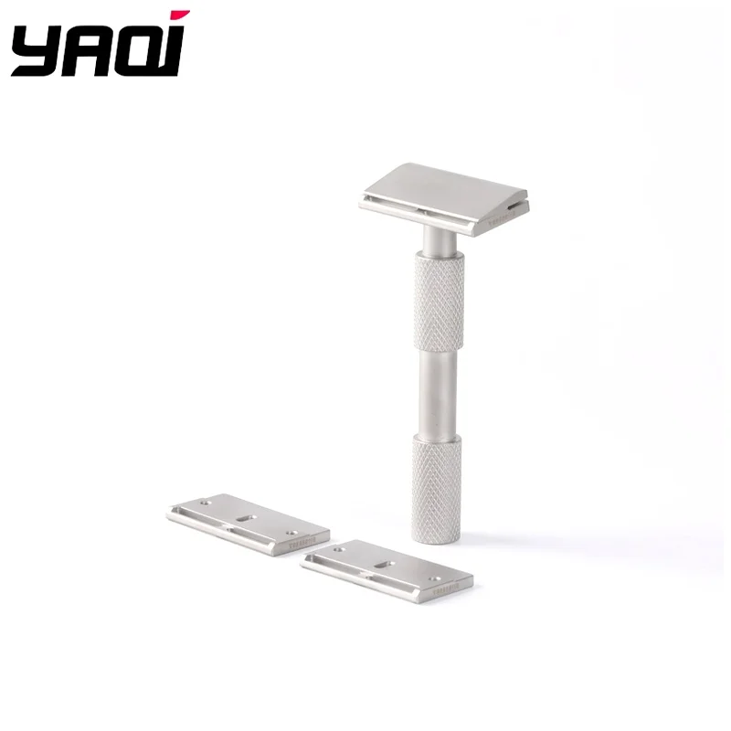 YAQI Aileron GEM Blade Safety Razor Mens Traditional Shaving 3 Plates Wet Shave Tools Best Gift for Men Mens Gift